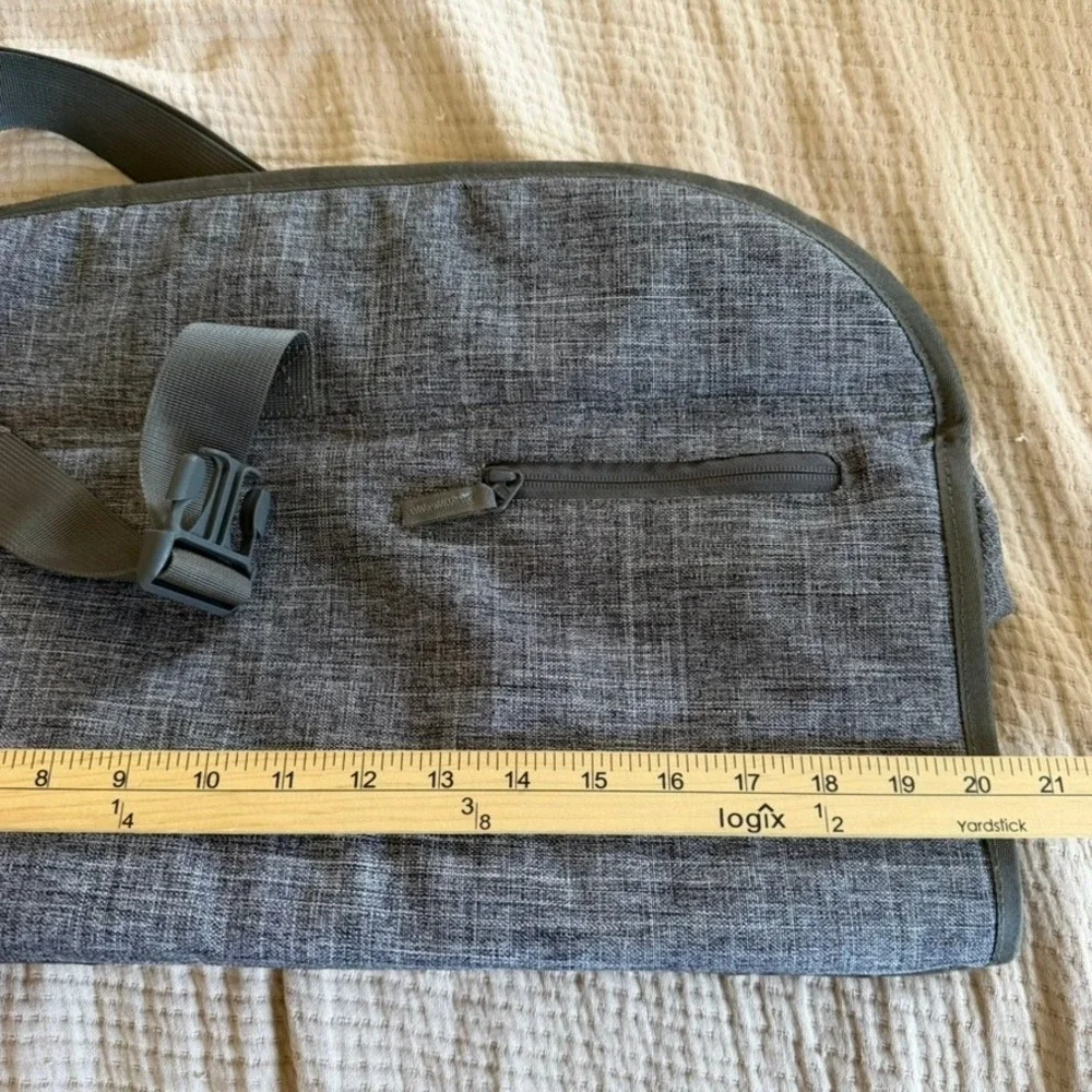 Timbuk2 Messenger Bag Grey Teal Laptop Crossbody Commuter Shoulder Bag